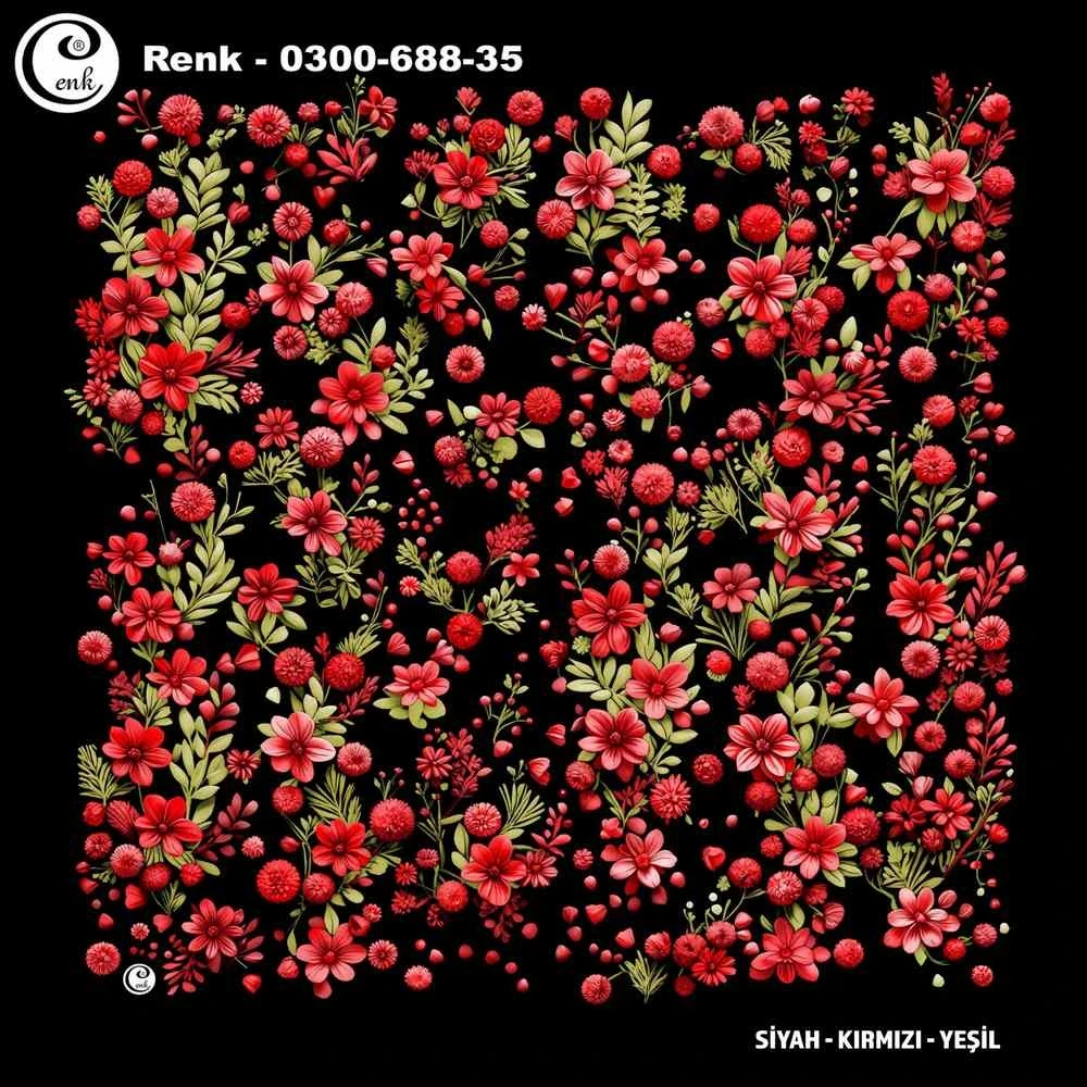 Cenk Desenli Oyalık Yazma 688-35