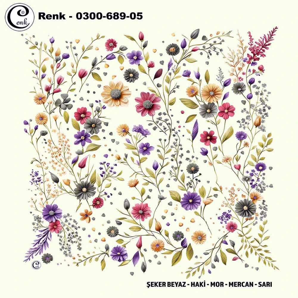 Cenk Desenli Oyalık Yazma 689-05