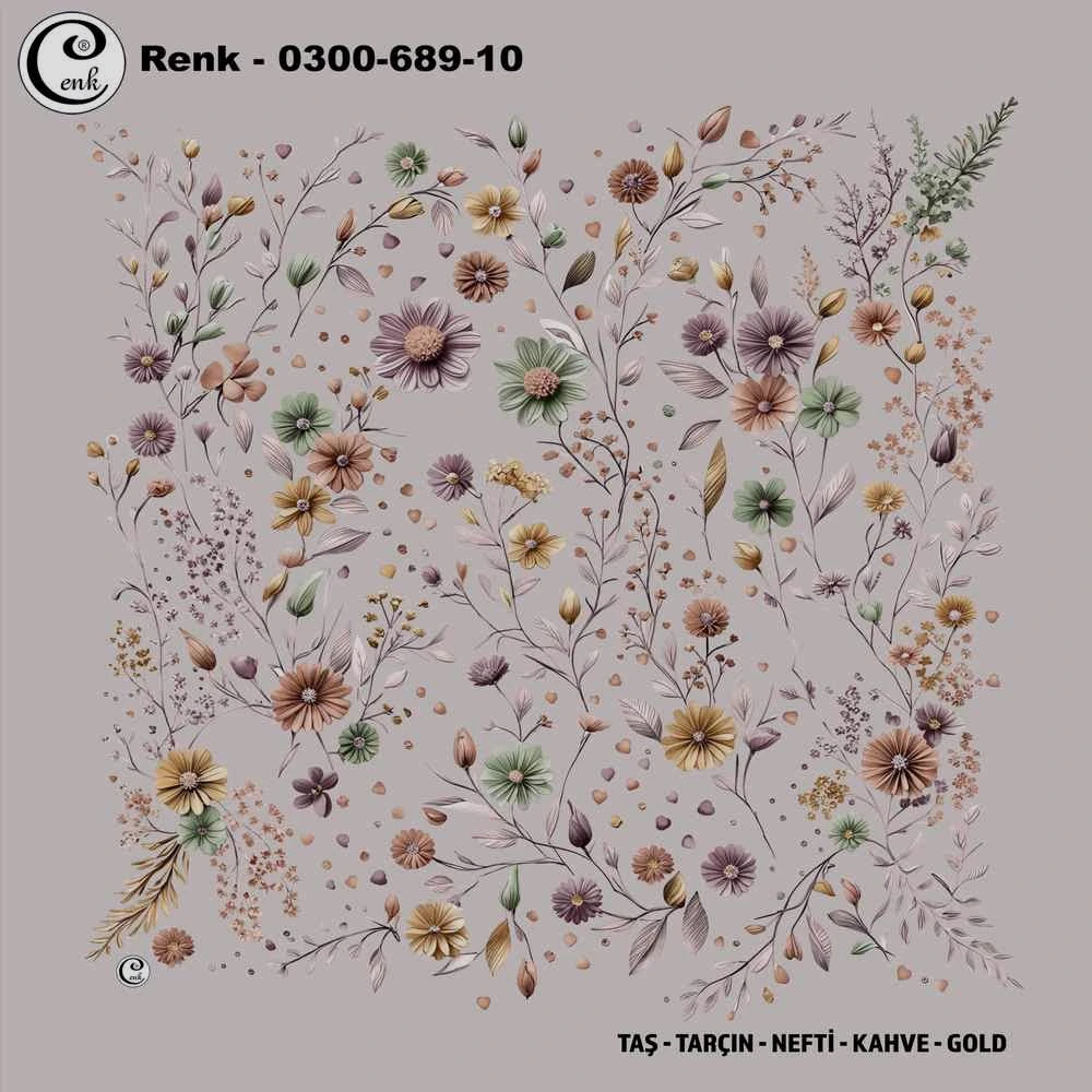 Cenk Desenli Oyalık Yazma 689-10