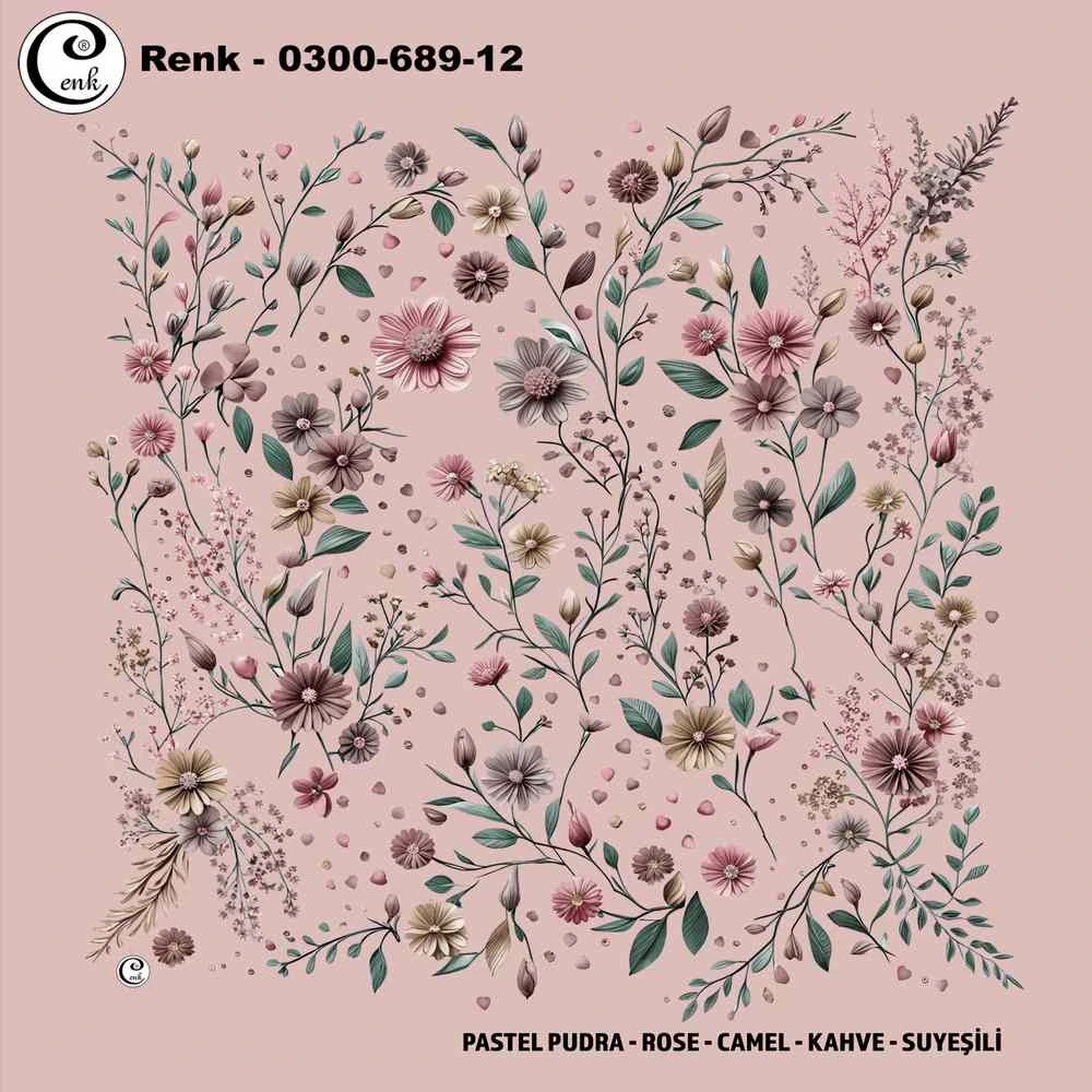 Cenk Desenli Oyalık Yazma 689-12