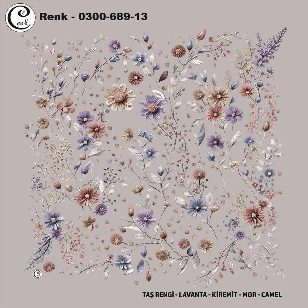 Cenk Desenli Oyalık Yazma 689-13