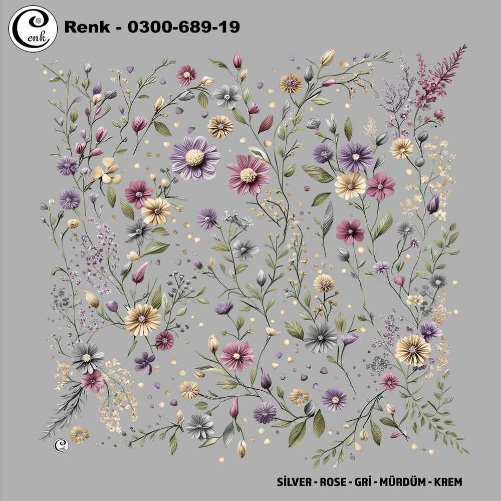 Cenk Desenli Oyalık Yazma 689-19