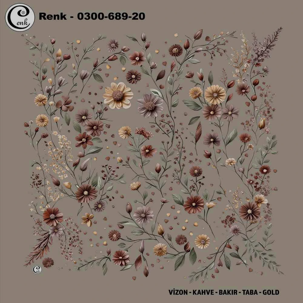 Cenk Desenli Oyalık Yazma 689-20