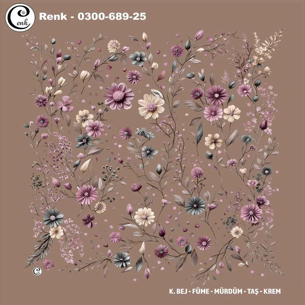 Cenk Desenli Oyalık Yazma 689-25