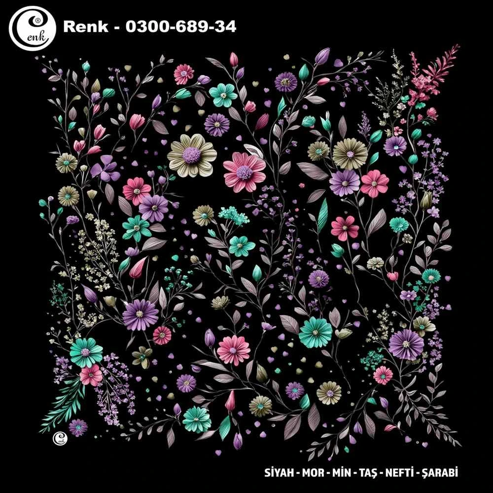 Cenk Desenli Oyalık Yazma 689-34