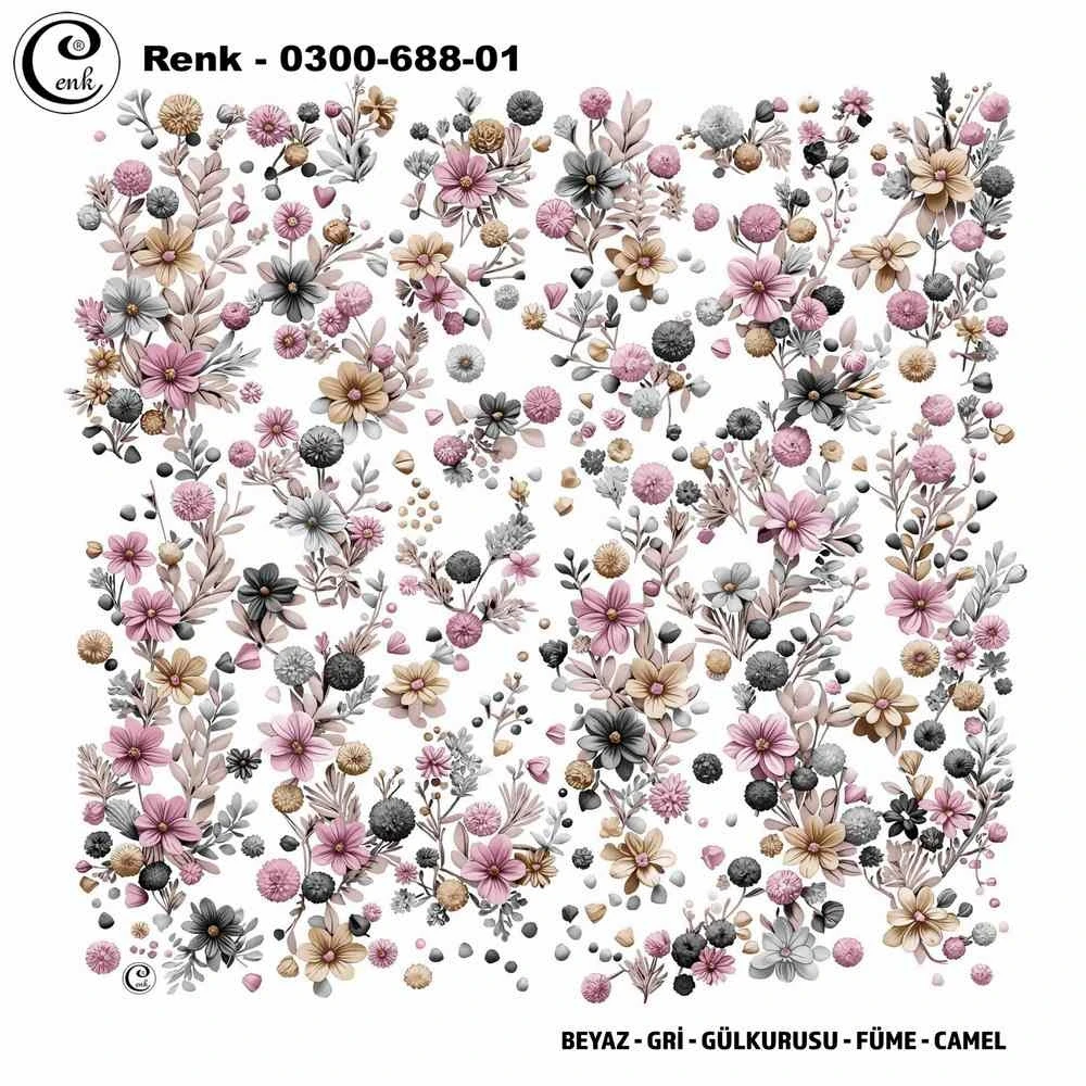 Cenk Desenli Oyalık Yazma 688-01
