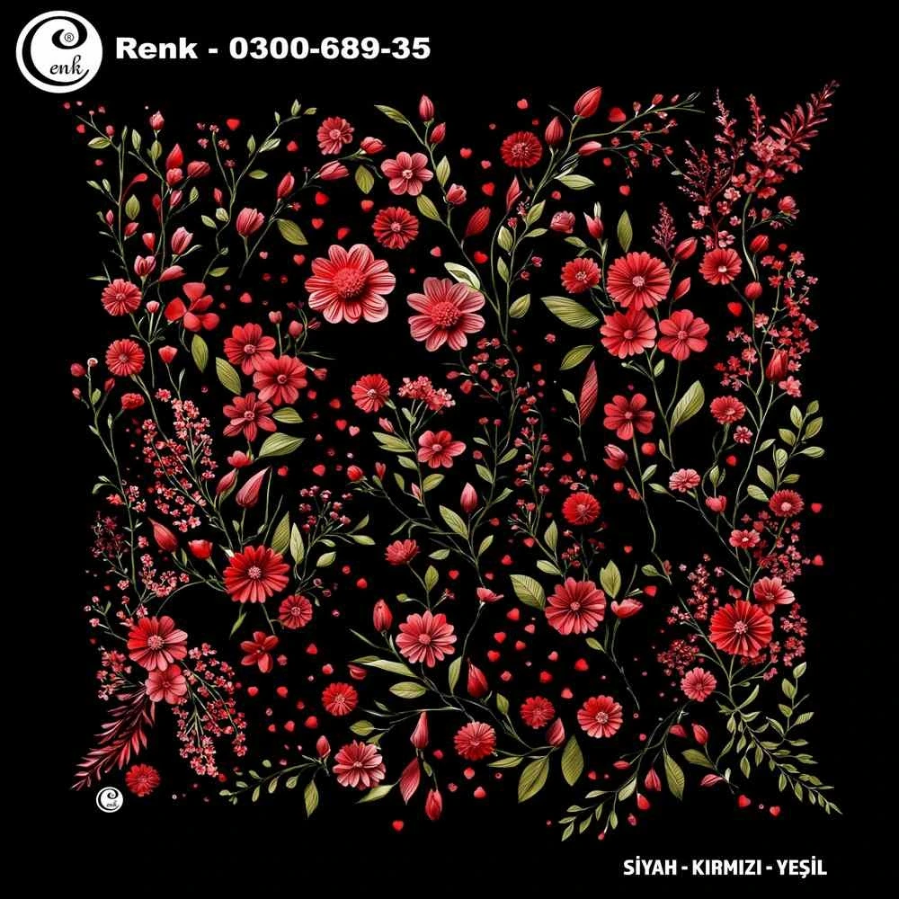 Cenk Desenli Oyalık Yazma 689-35