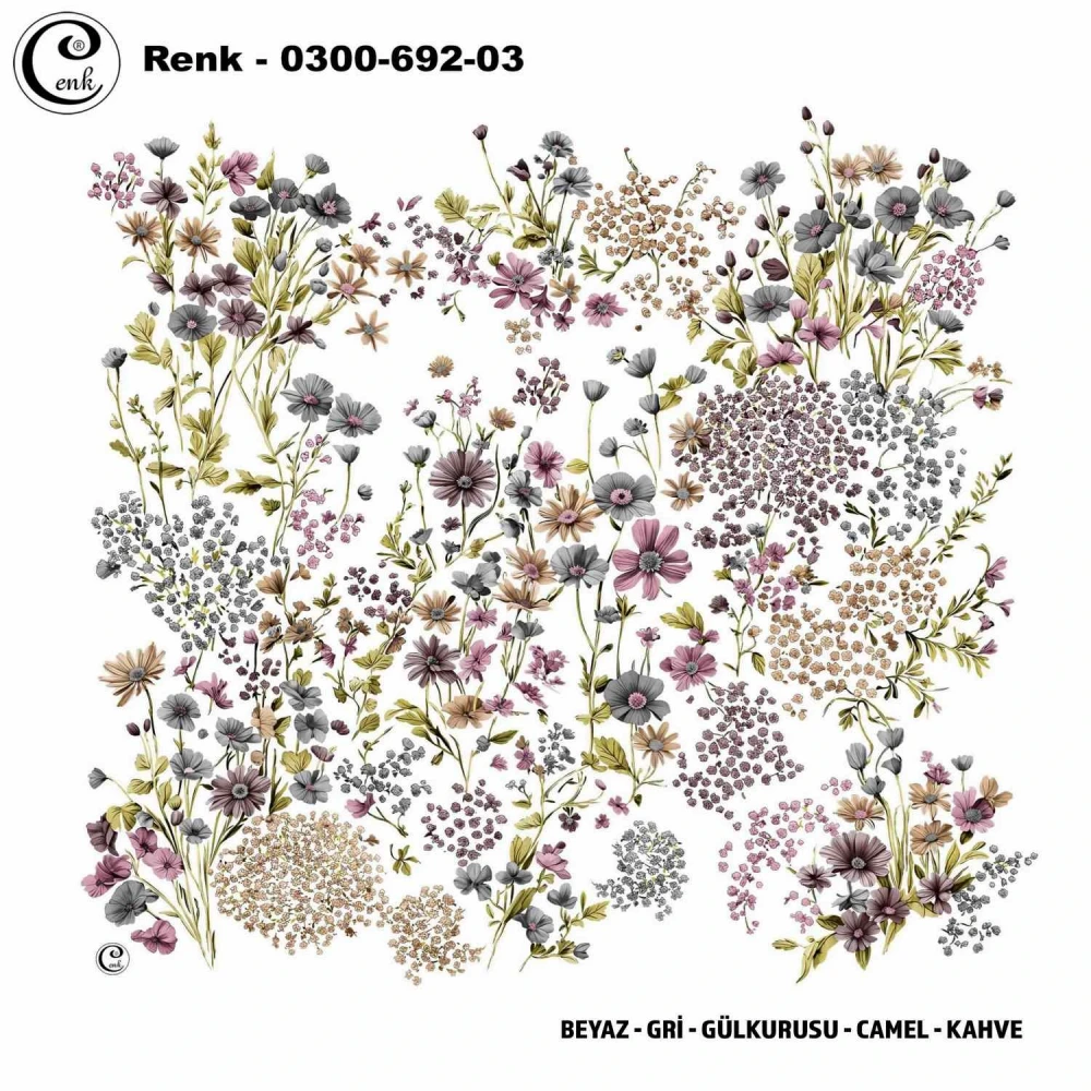 Cenk Desenli Oyalık Yazma 692-03