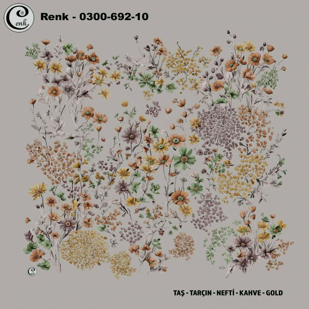 Cenk Desenli Oyalık Yazma 692-10