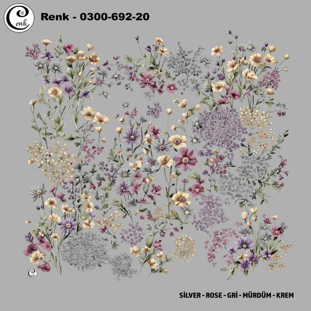 Cenk Desenli Oyalık Yazma 692-20