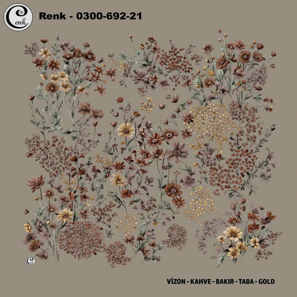 Cenk Desenli Oyalık Yazma 692-21