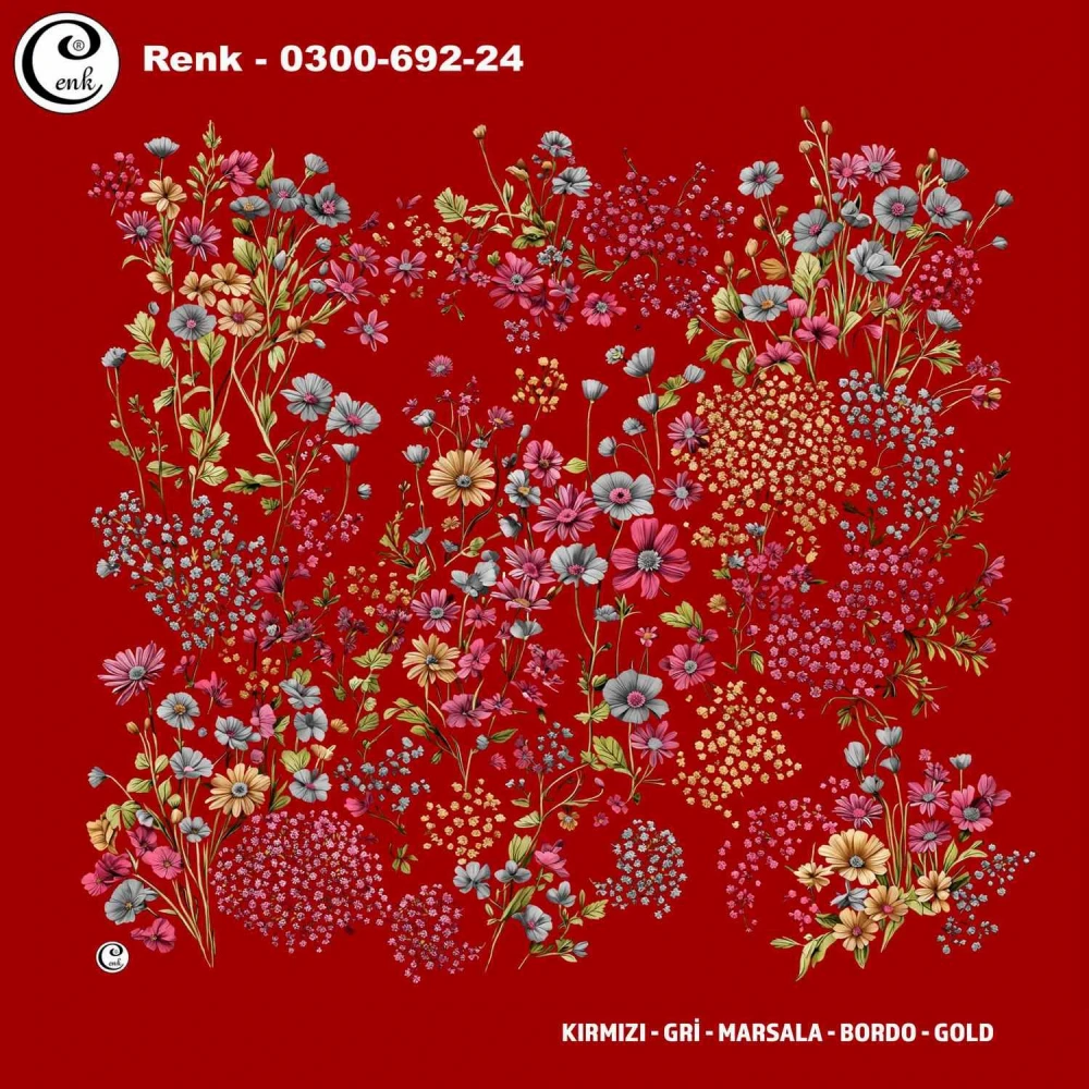 Cenk Desenli Oyalık Yazma 692-24