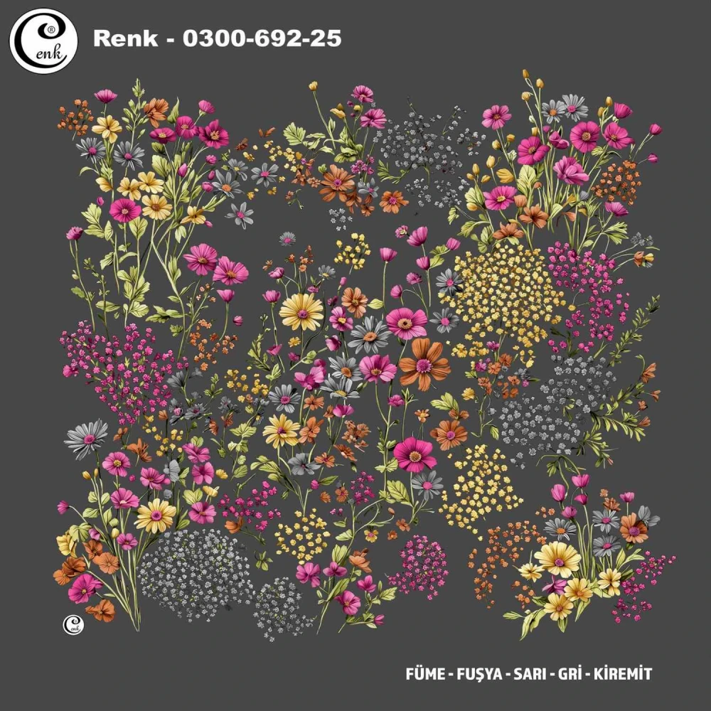 Cenk Desenli Oyalık Yazma 692-25