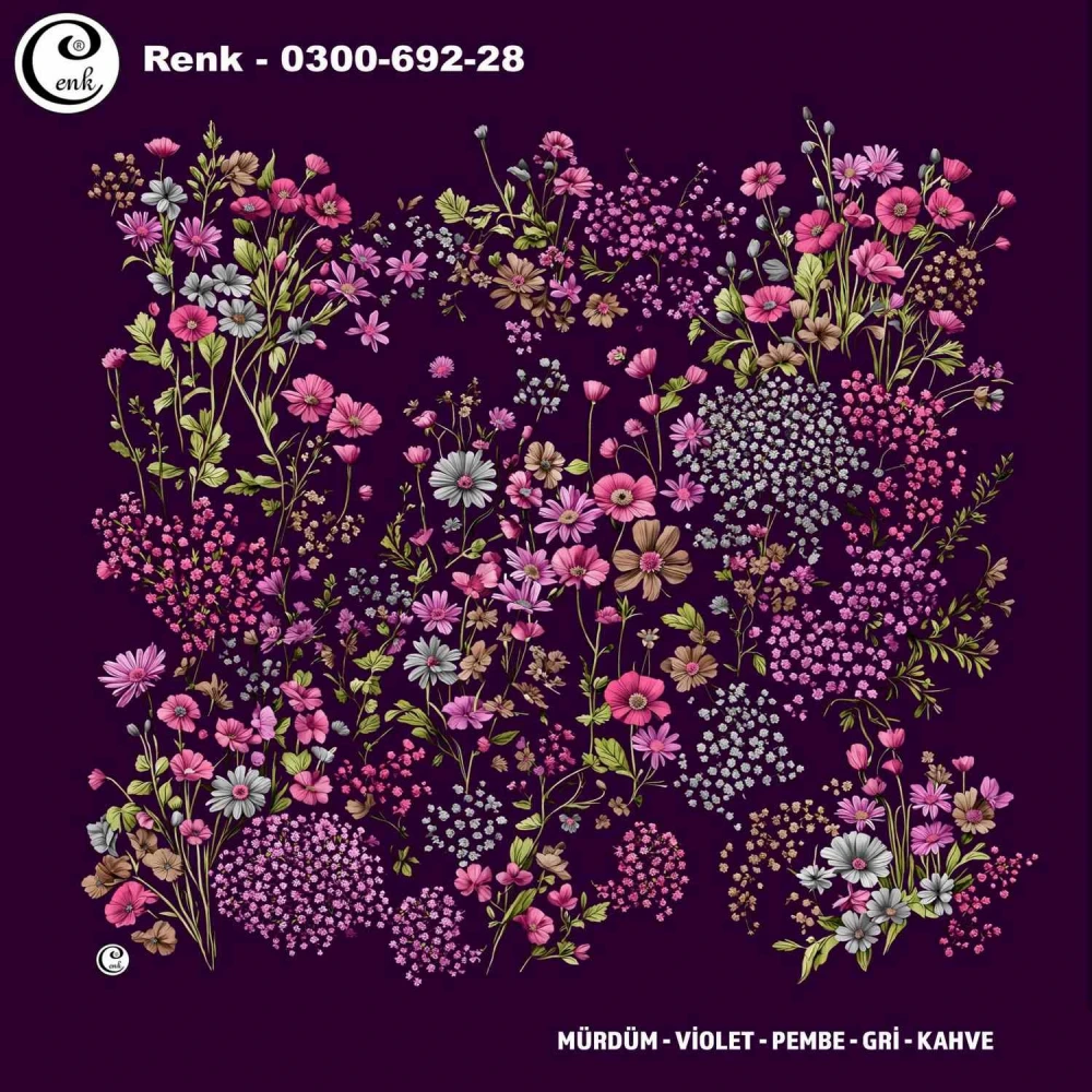 Cenk Desenli Oyalık Yazma 692-28