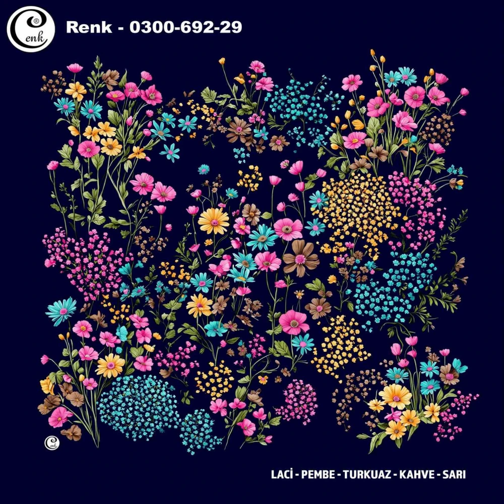 Cenk Desenli Oyalık Yazma 692-29