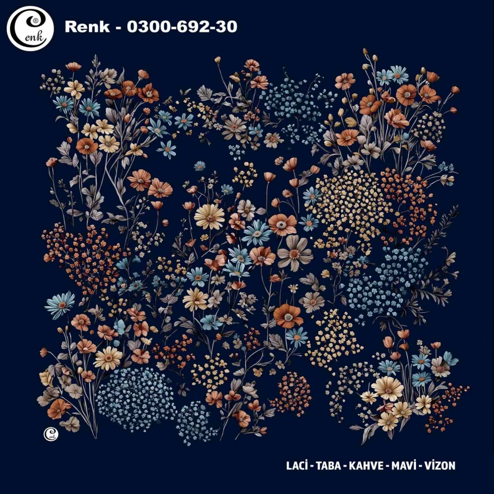 Cenk Desenli Oyalık Yazma 692-30