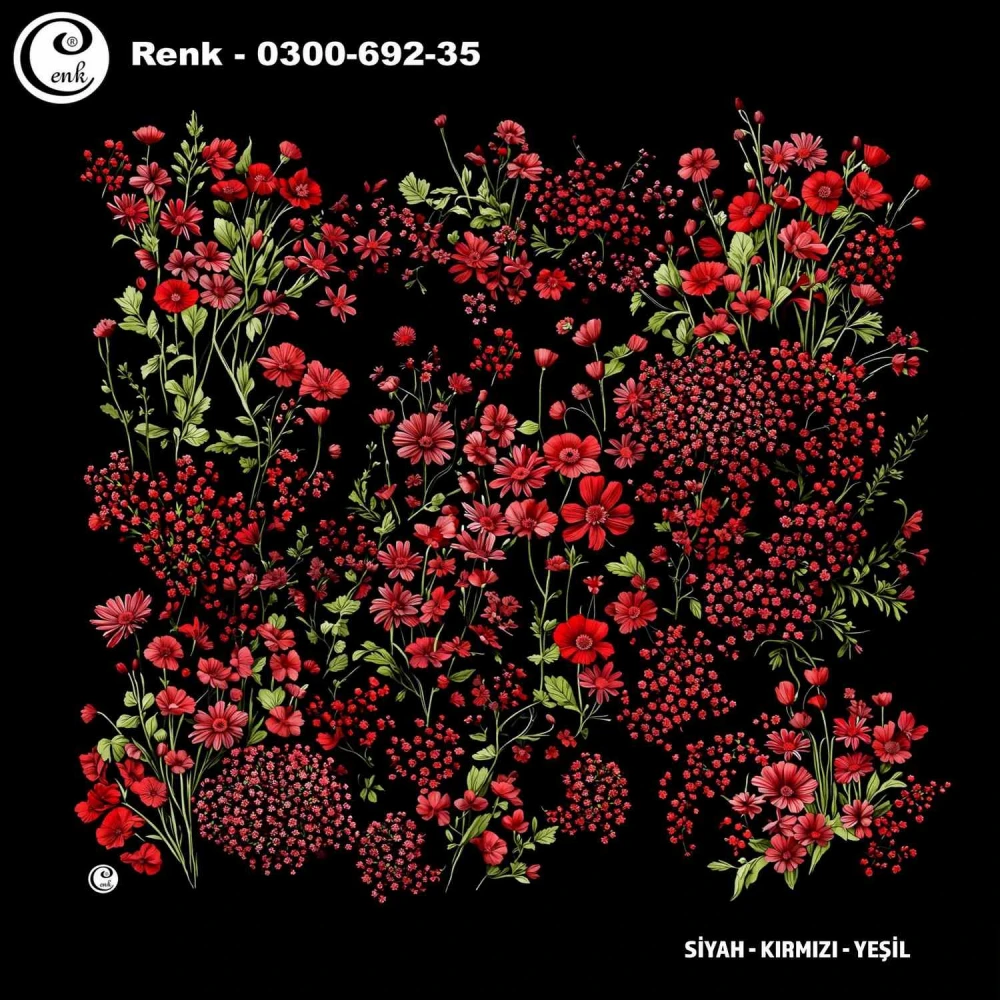 Cenk Desenli Oyalık Yazma 692-35