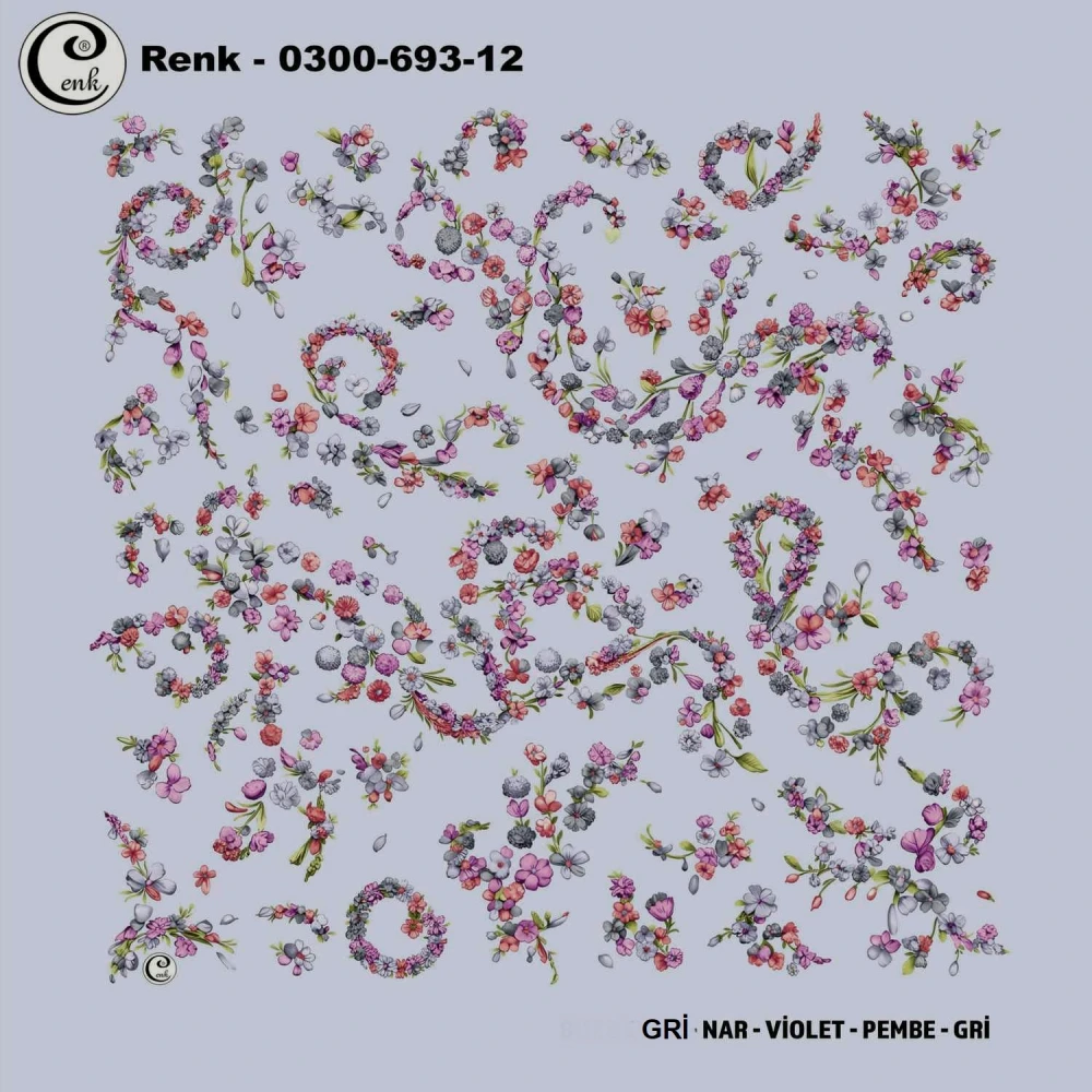 Cenk Desenli Oyalık Yazma 693-12