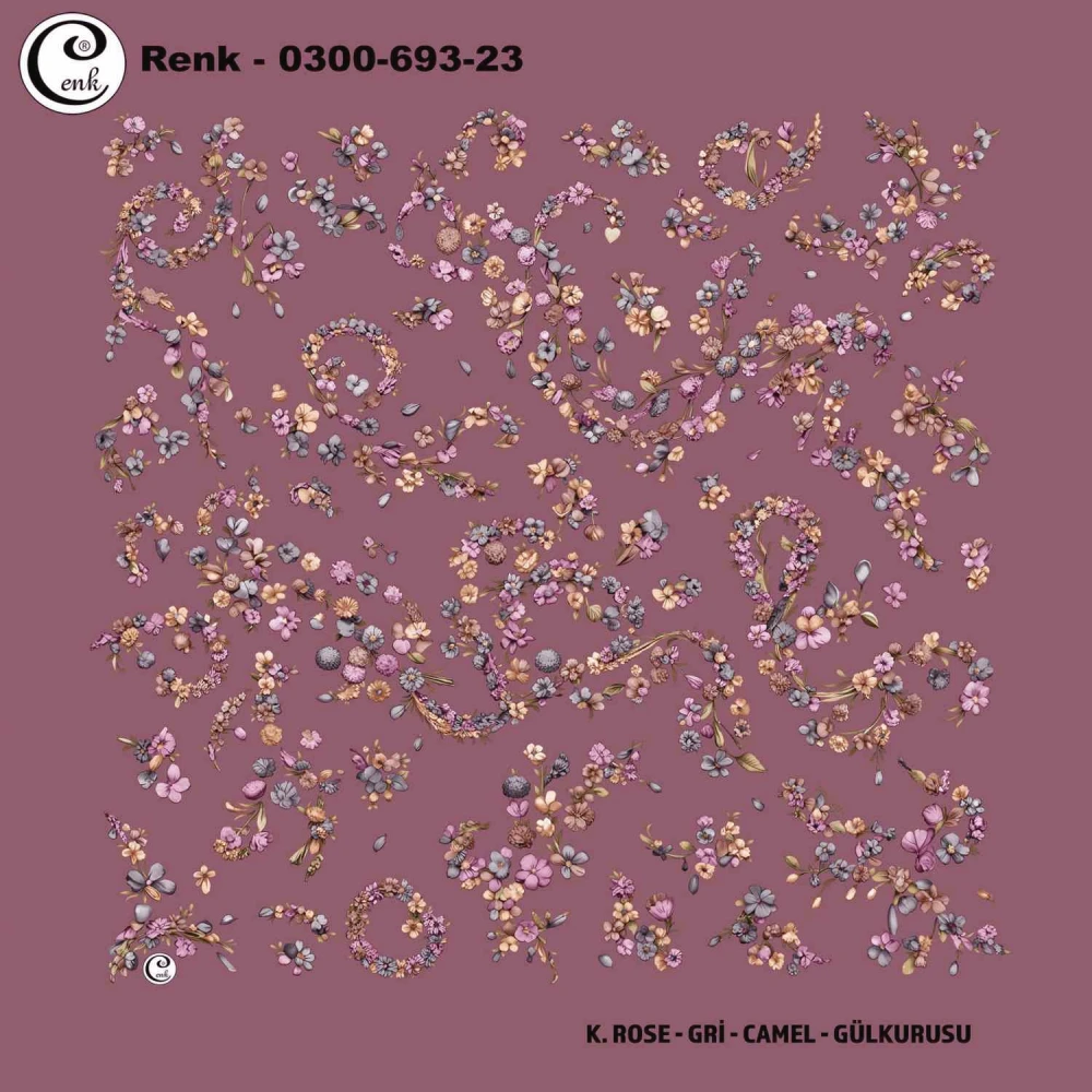 Cenk Desenli Oyalık Yazma 693-23