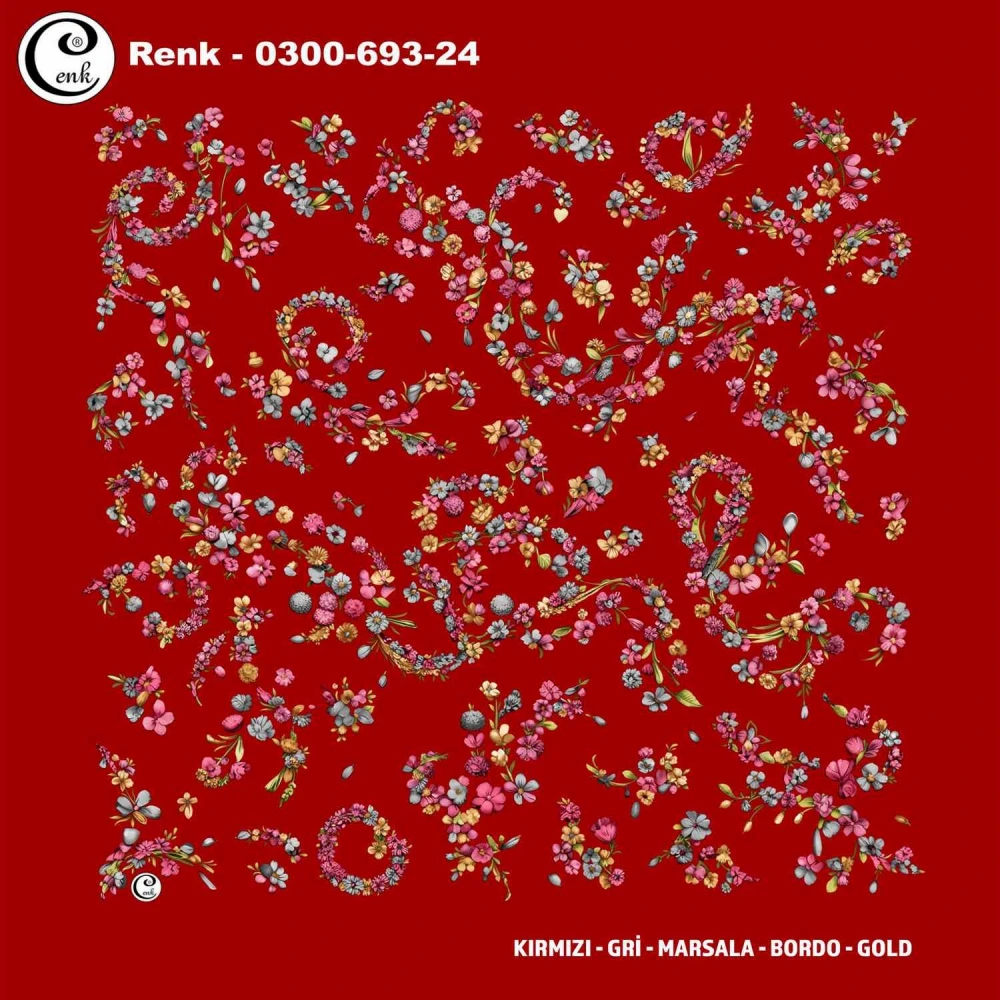 Cenk Desenli Oyalık Yazma 693-24