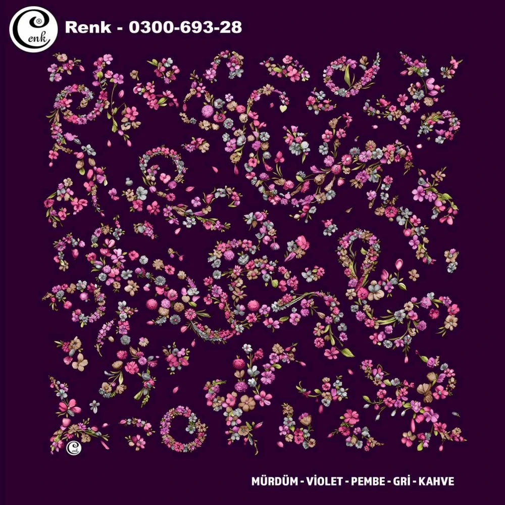 Cenk Desenli Oyalık Yazma 693-28