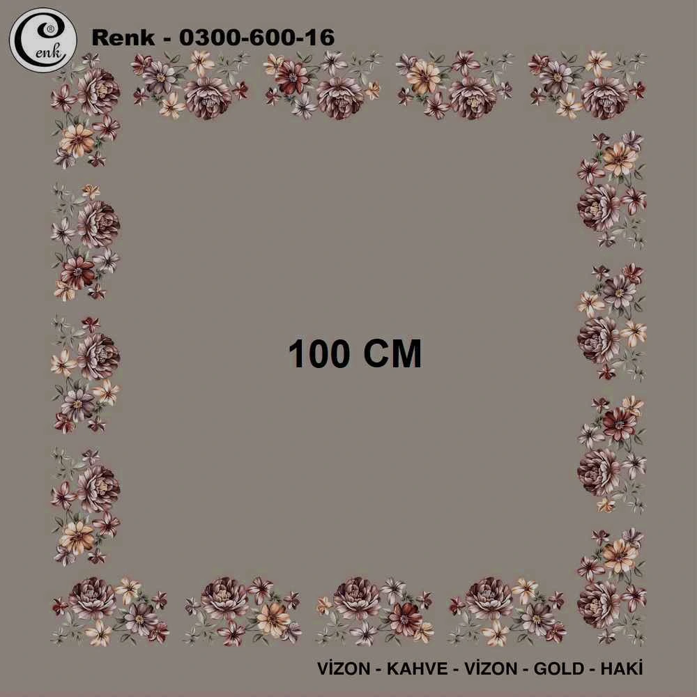 Cenk İçi Boş Oyalık Yazma (100 Cm) 600-16