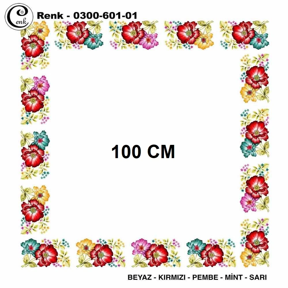 Cenk İçi Boş Oyalık Yazma (100 Cm) 601-01