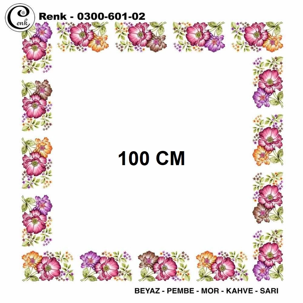 Cenk İçi Boş Oyalık Yazma (100 Cm) 601-02