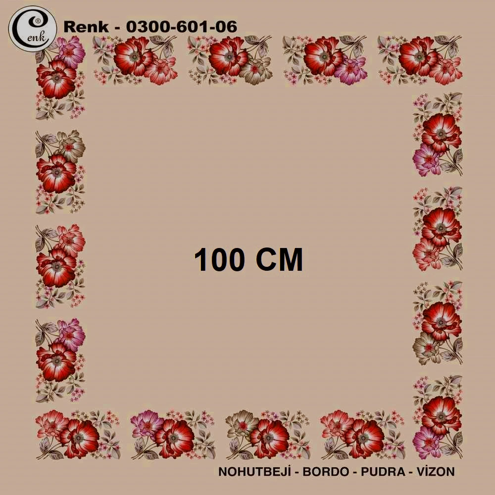 Cenk İçi Boş Oyalık Yazma (100 Cm) 601-06