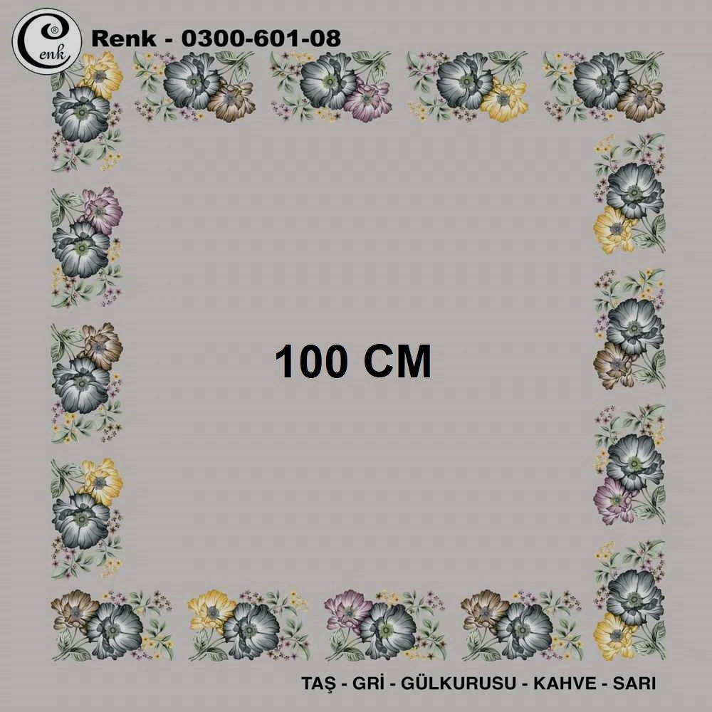 Cenk İçi Boş Oyalık Yazma (100 Cm) 601-08