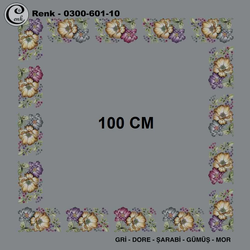 Cenk İçi Boş Oyalık Yazma (100 Cm) 601-10