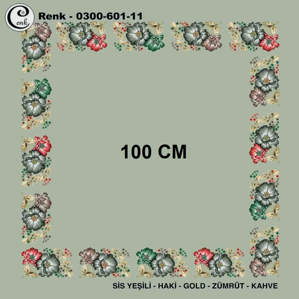 Cenk İçi Boş Oyalık Yazma (100 Cm) 601-11