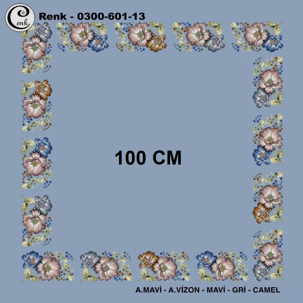 Cenk İçi Boş Oyalık Yazma (100 Cm) 601-13