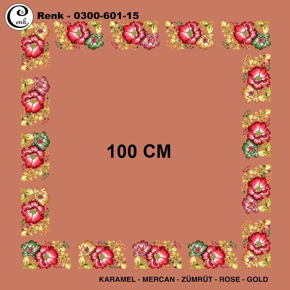Cenk İçi Boş Oyalık Yazma (100 Cm) 601-15