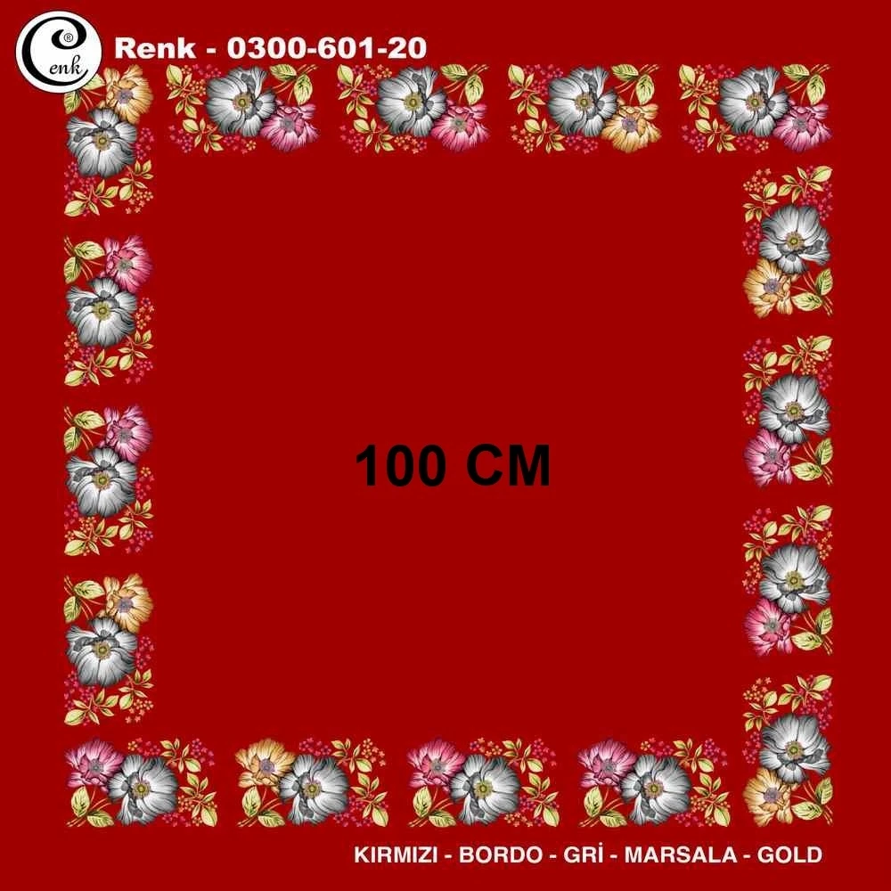 Cenk İçi Boş Oyalık Yazma (100 Cm) 601-20