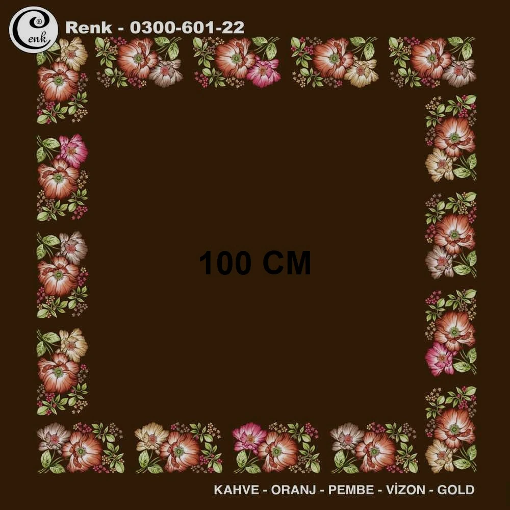 Cenk İçi Boş Oyalık Yazma (100 Cm) 601-22