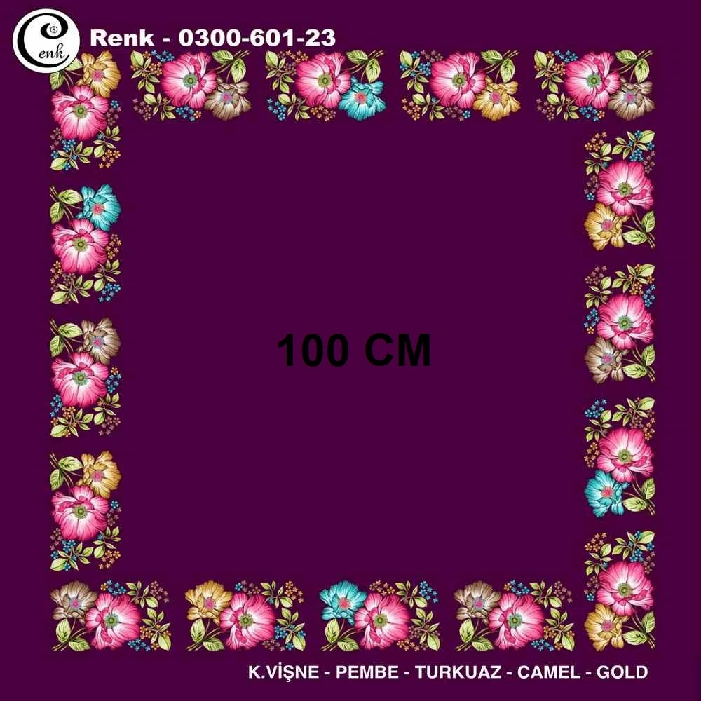 Cenk İçi Boş Oyalık Yazma (100 Cm) 601-23