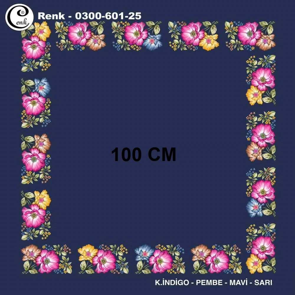 Cenk İçi Boş Oyalık Yazma (100 Cm) 601-25