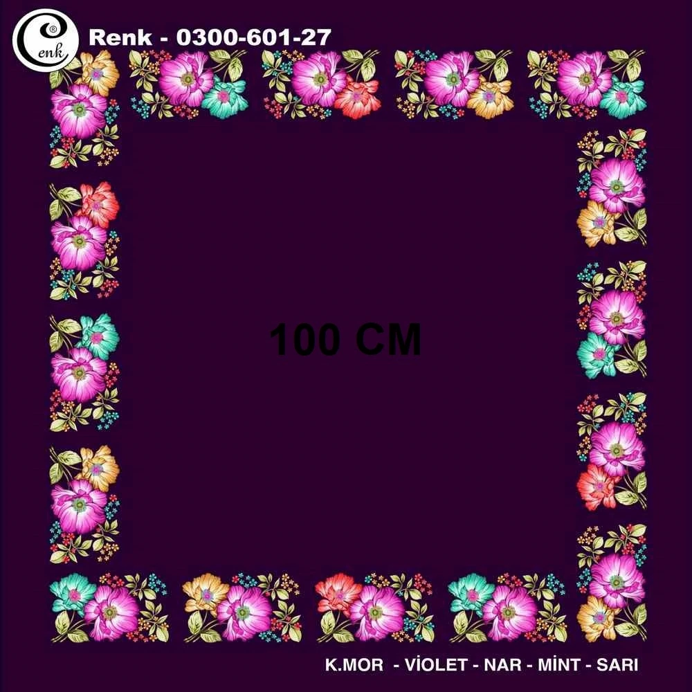 Cenk İçi Boş Oyalık Yazma (100 Cm) 601-27