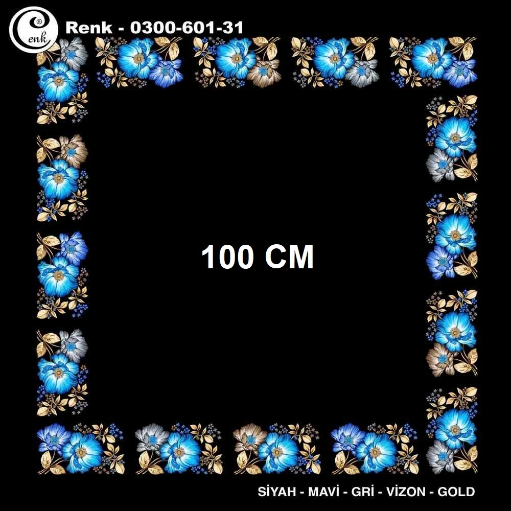 Cenk İçi Boş Oyalık Yazma (100 Cm) 601-31