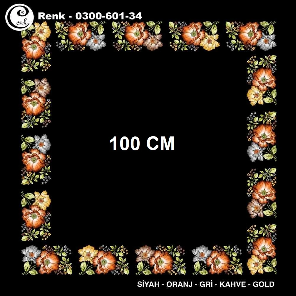 Cenk İçi Boş Oyalık Yazma (100 Cm) 601-34