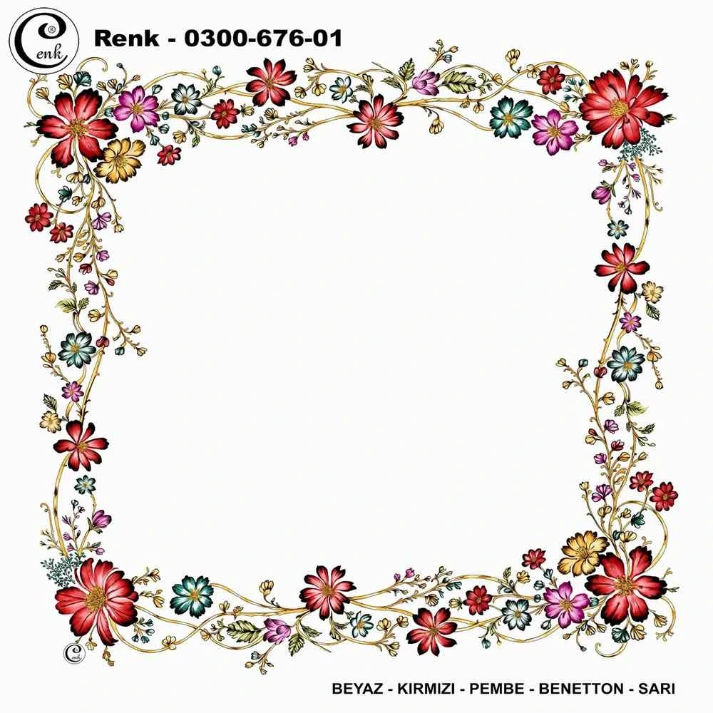 Cenk İçi Boş Oyalık Yazma (100 Cm) 676-01