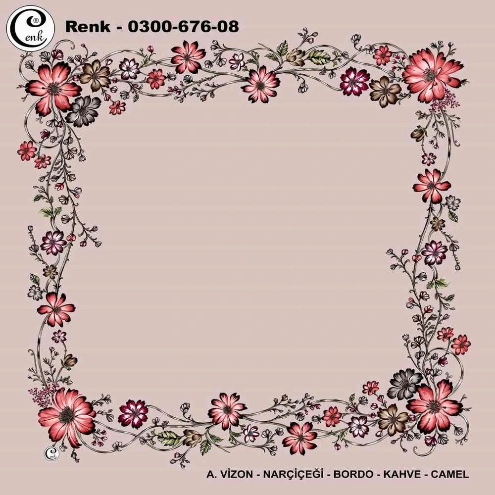 Cenk İçi Boş Oyalık Yazma (100 Cm) 676-08