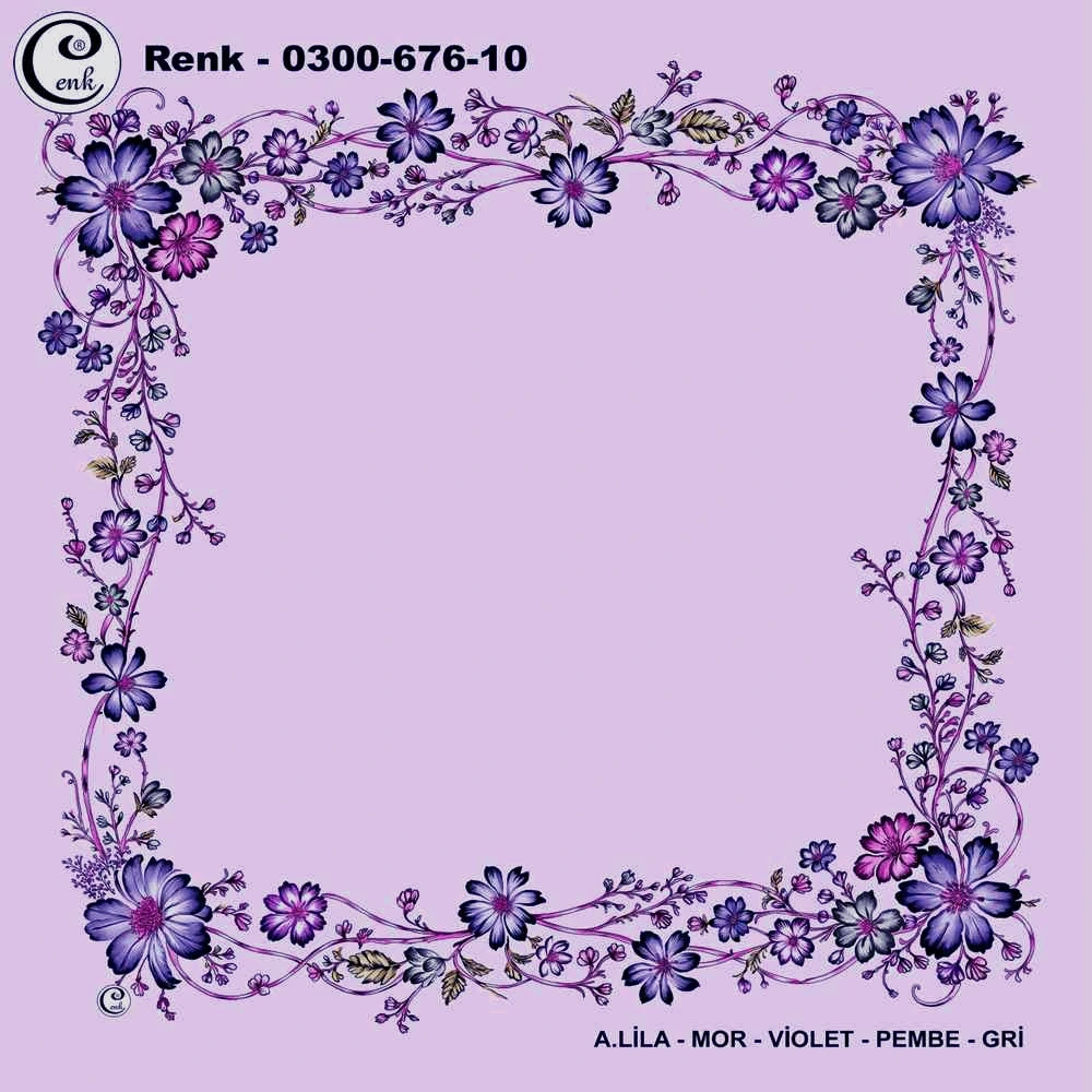 Cenk İçi Boş Oyalık Yazma (100 Cm) 676-10