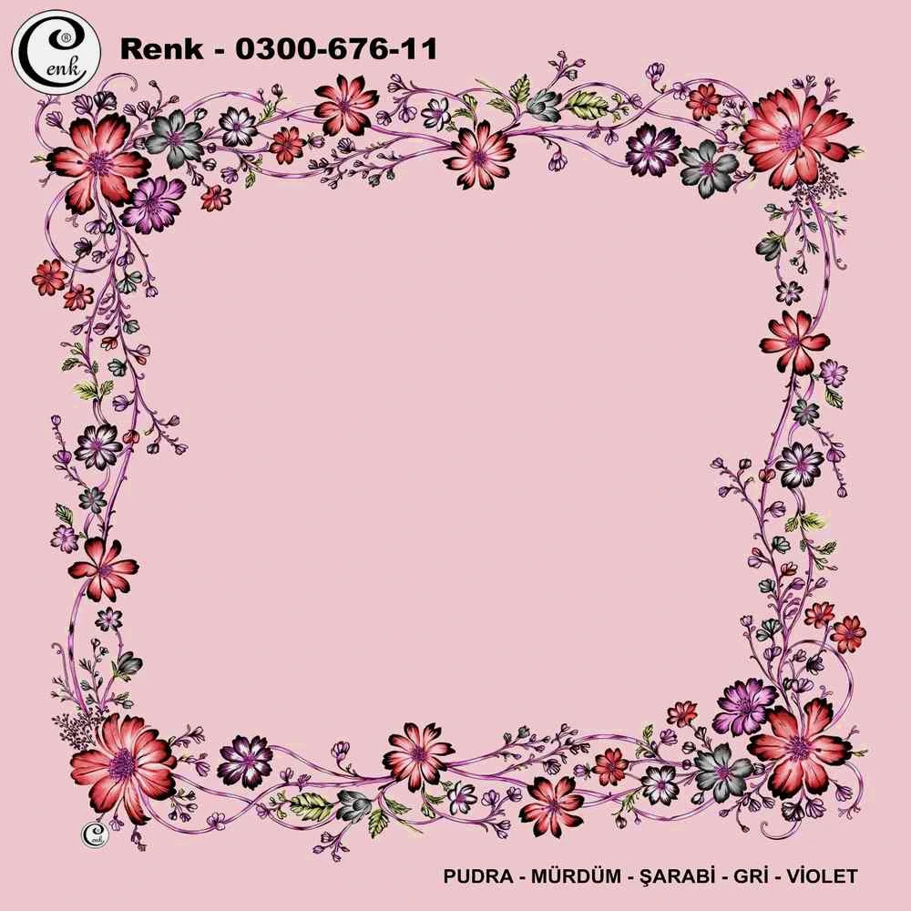 Cenk İçi Boş Oyalık Yazma (100 Cm) 676-11