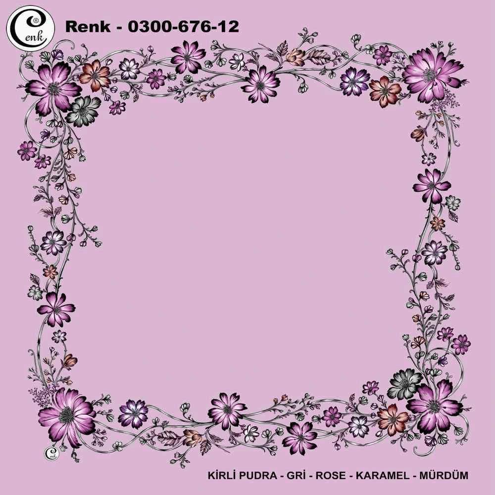 Cenk İçi Boş Oyalık Yazma (100 Cm) 676-12