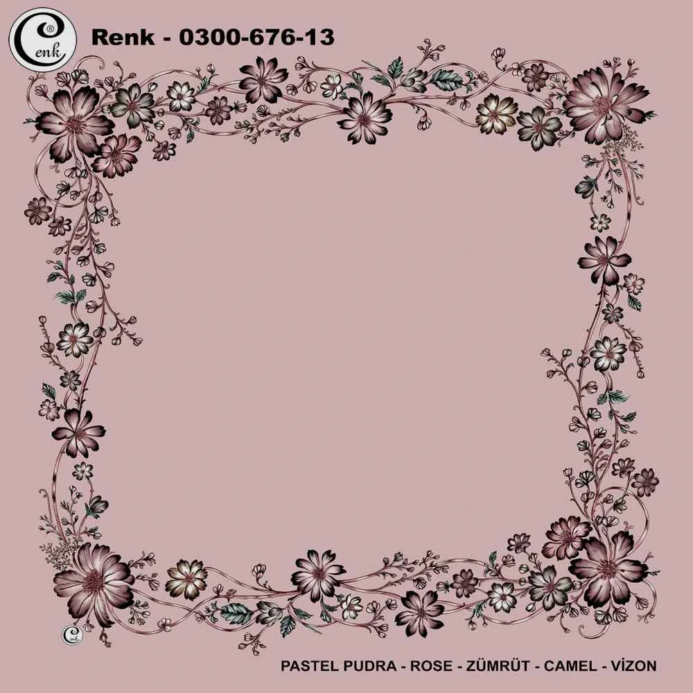 Cenk İçi Boş Oyalık Yazma (100 Cm) 676-13