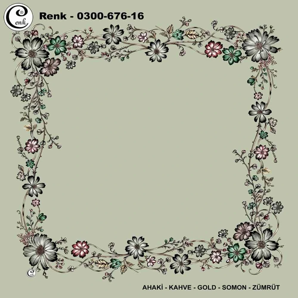 Cenk İçi Boş Oyalık Yazma (100 Cm) 676-16