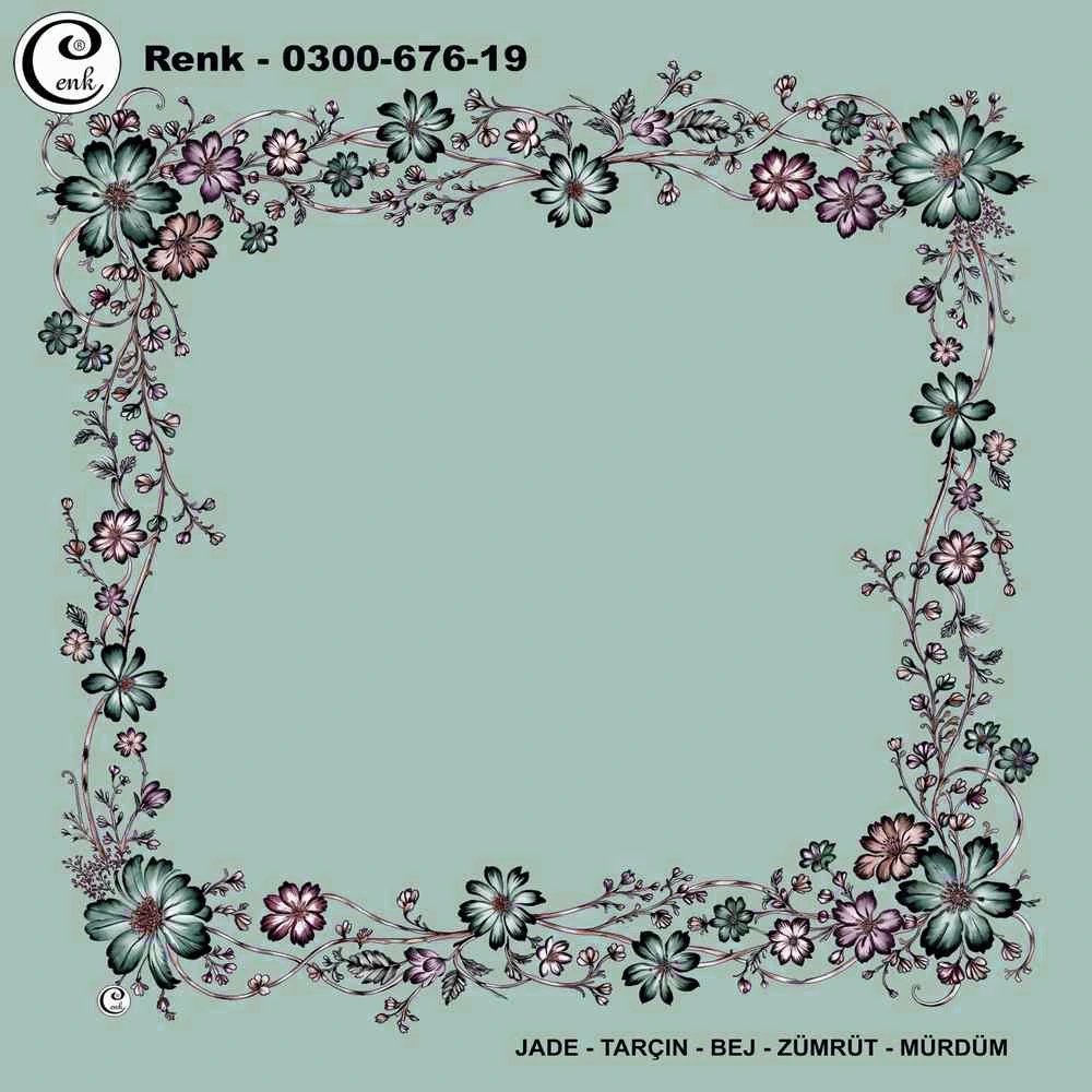 Cenk İçi Boş Oyalık Yazma (100 Cm) 676-19