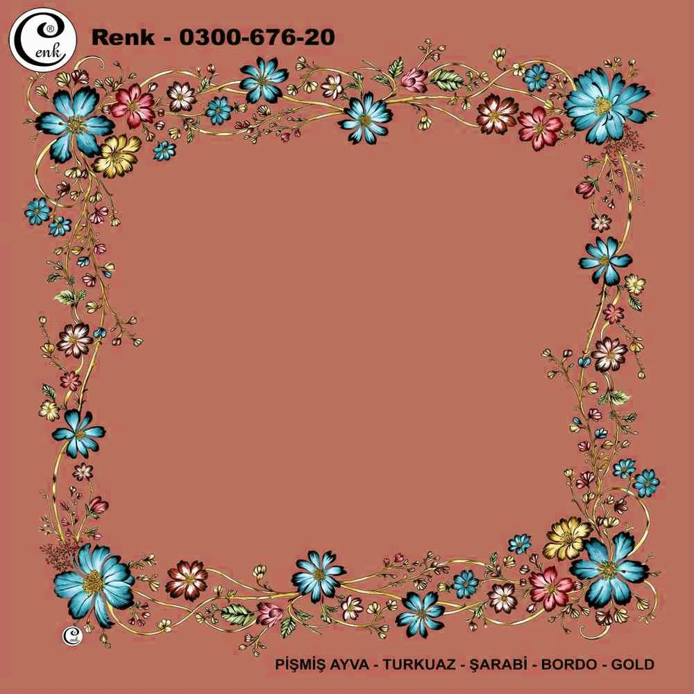 Cenk İçi Boş Oyalık Yazma (100 Cm) 676-20